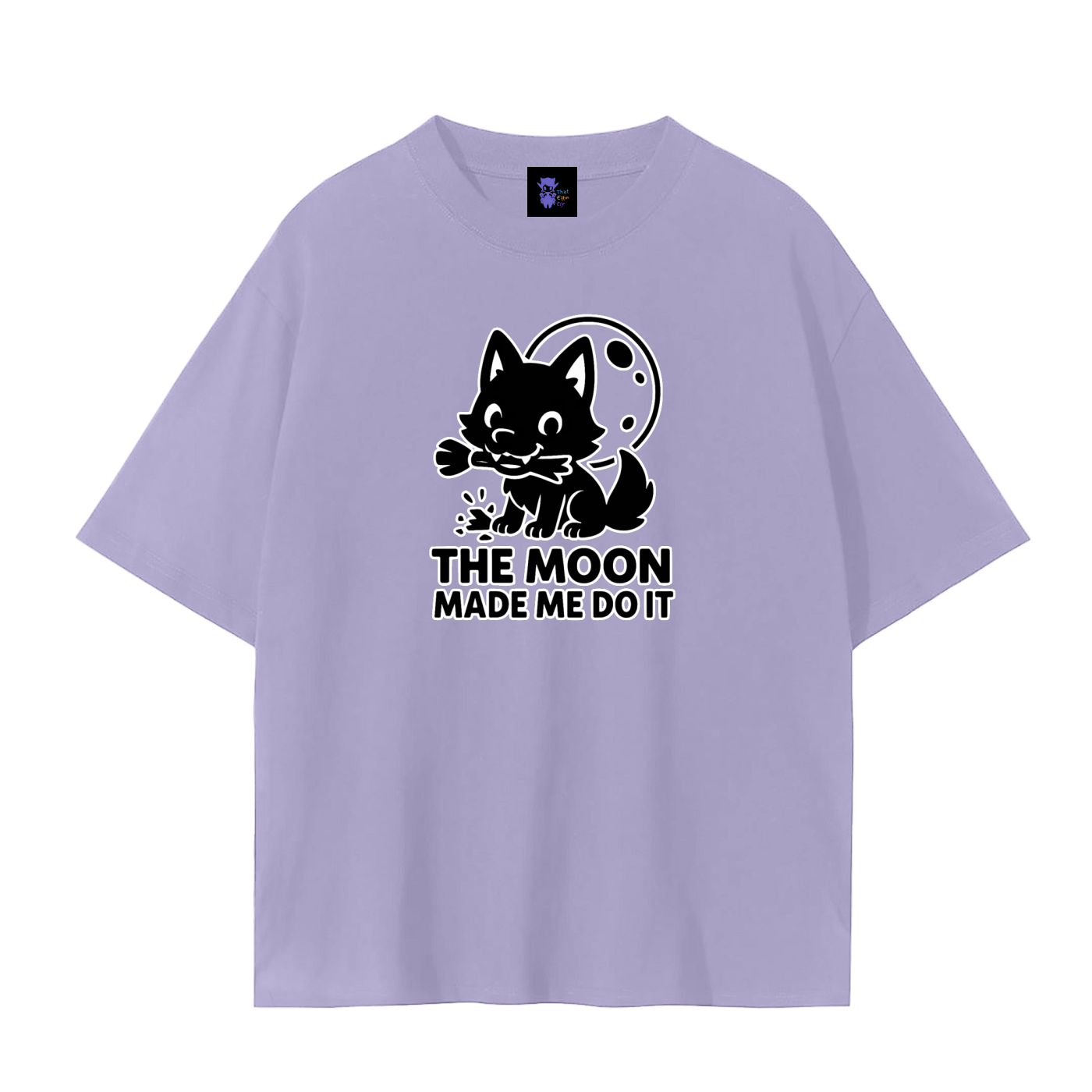 The Moon Made Me Do It (Wolf) – Lunar Witch Plain Tee
