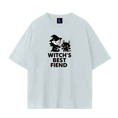 Witch’s Best Fiend – Dark Witch Plain Tee