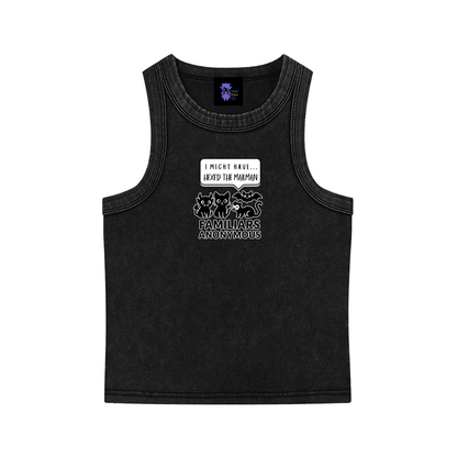 Familiars Anonymous – Dark Witch Snow Washed Tank