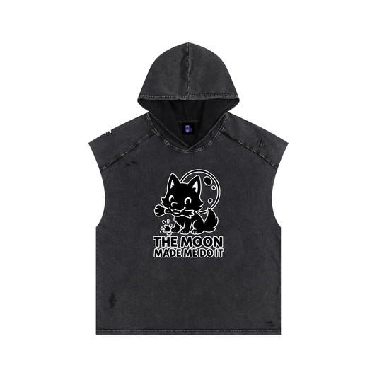 The Moon Made Me Do It (Wolf) – Lunar Hooded Tank