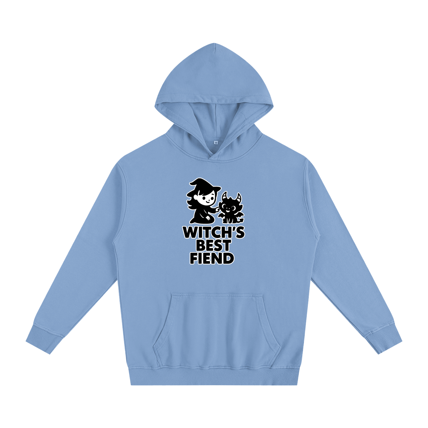 Witch’s Best Fiend Oversized Hoodie – Heavyweight Cotton