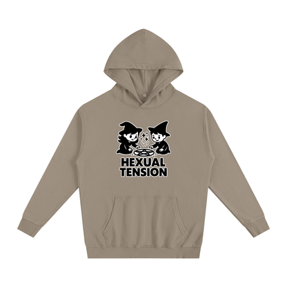 Hexual Tension Oversized Hoodie – Heavyweight Cotton