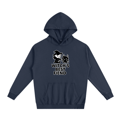 Witch’s Best Fiend Oversized Hoodie – Heavyweight Cotton