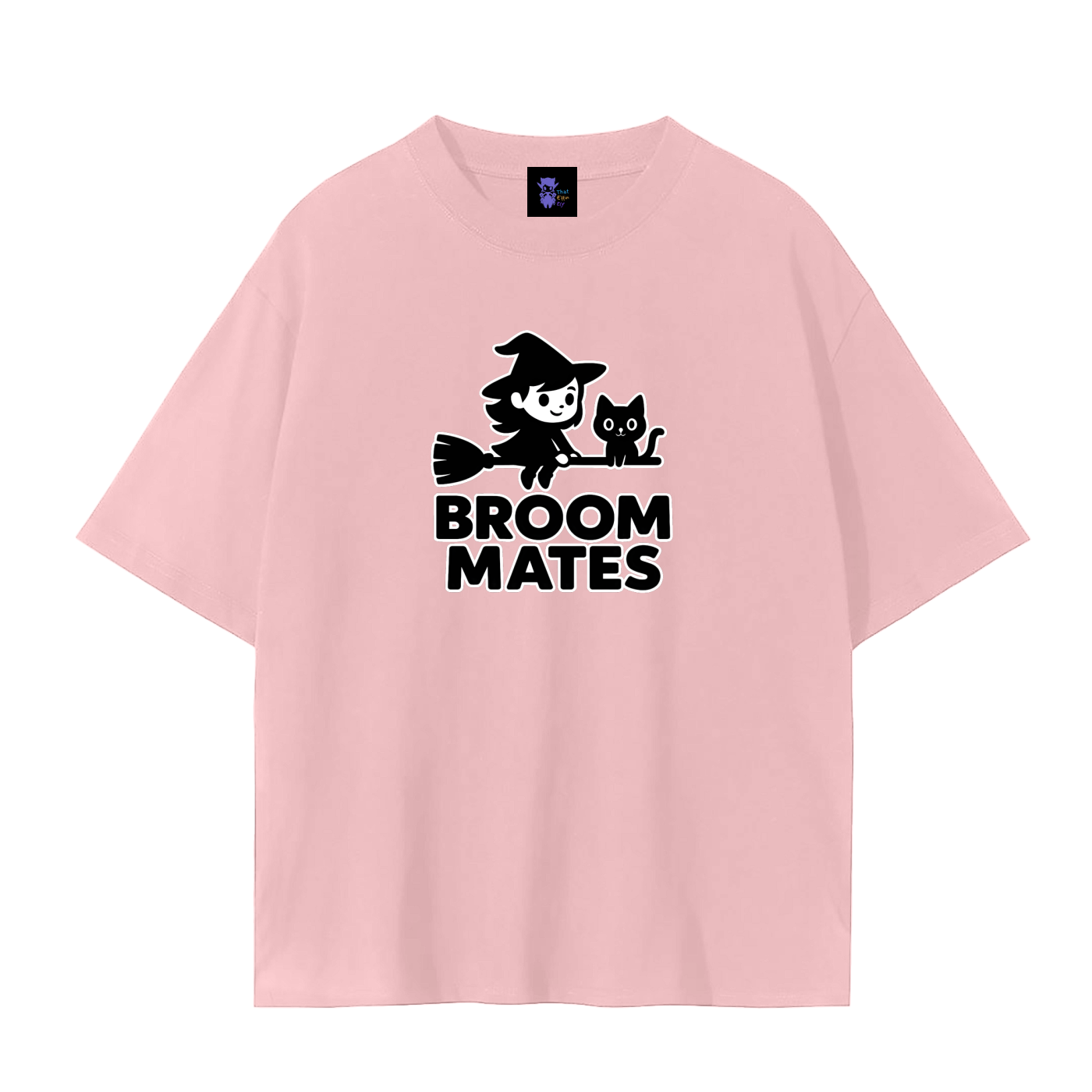 Broom Mates – Witchy Chaos Plain Tee