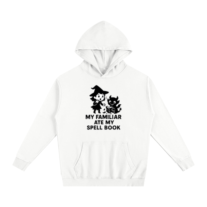 My Familiar Ate My Spellbook Oversized Hoodie – Heavyweight Cotton