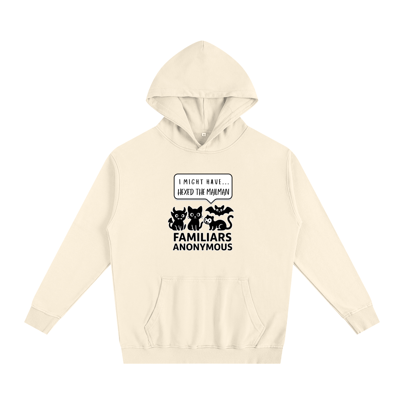 Familiars Anonymous Oversized Hoodie – Heavyweight Cotton