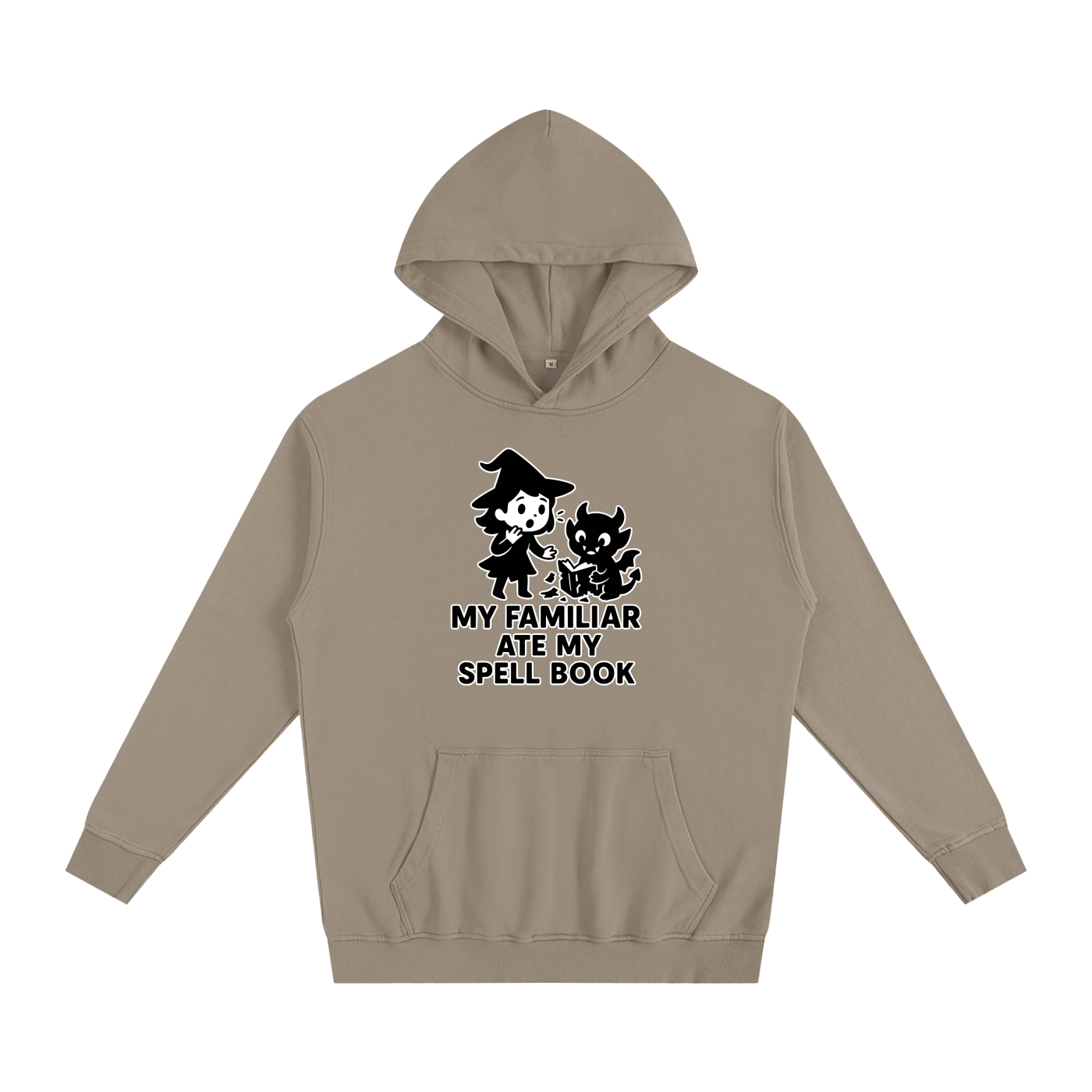 My Familiar Ate My Spellbook Oversized Hoodie – Heavyweight Cotton