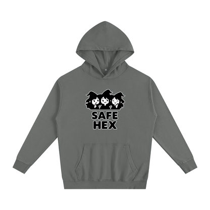Safe Hex Oversized Hoodie – Heavyweight Cotton
