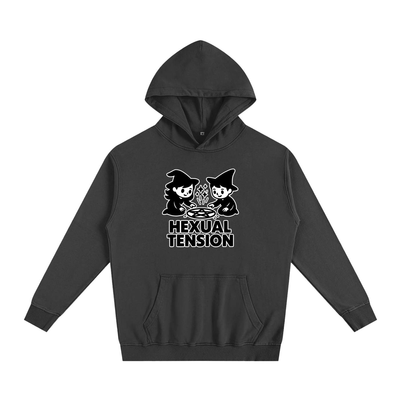 Hexual Tension Oversized Hoodie – Heavyweight Cotton