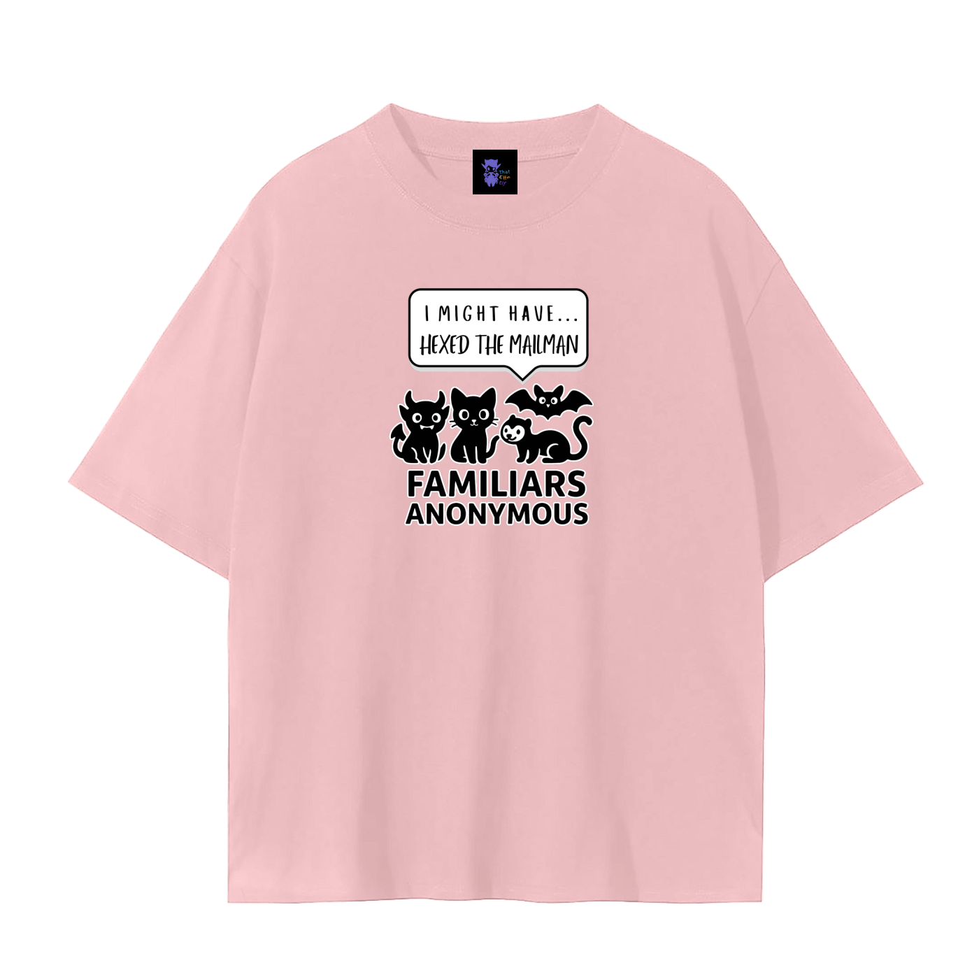 Familiars Anonymous – Dark Witchy Plain Tee