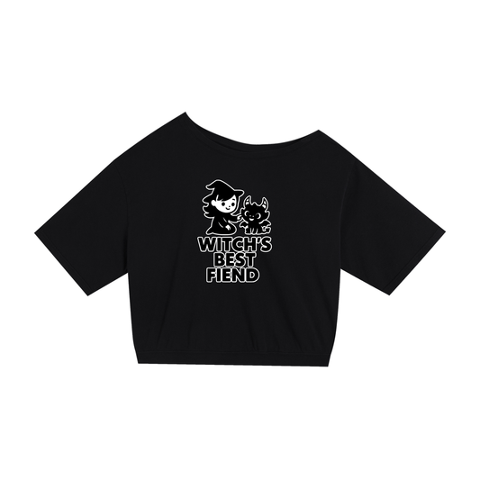 Witch’s Best Fiend – Dark Witch Asymmetric Tee
