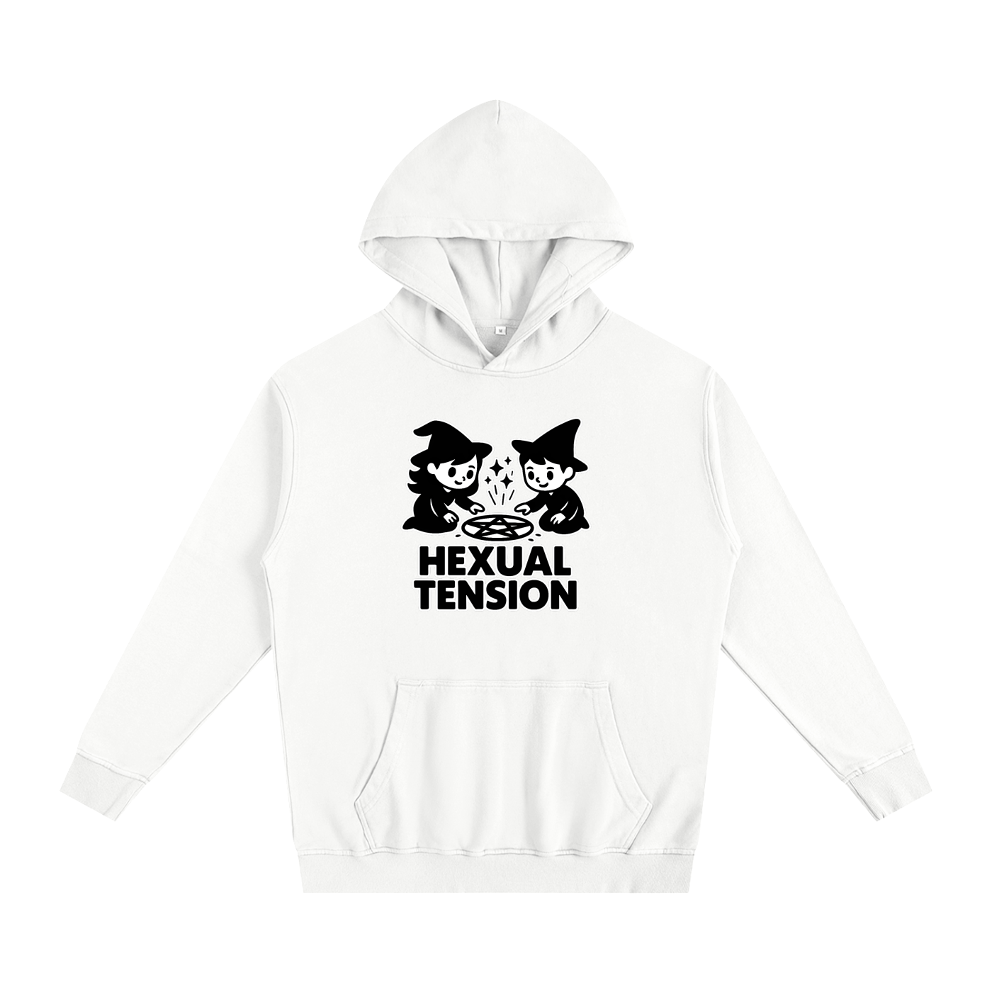 Hexual Tension Oversized Hoodie – Heavyweight Cotton
