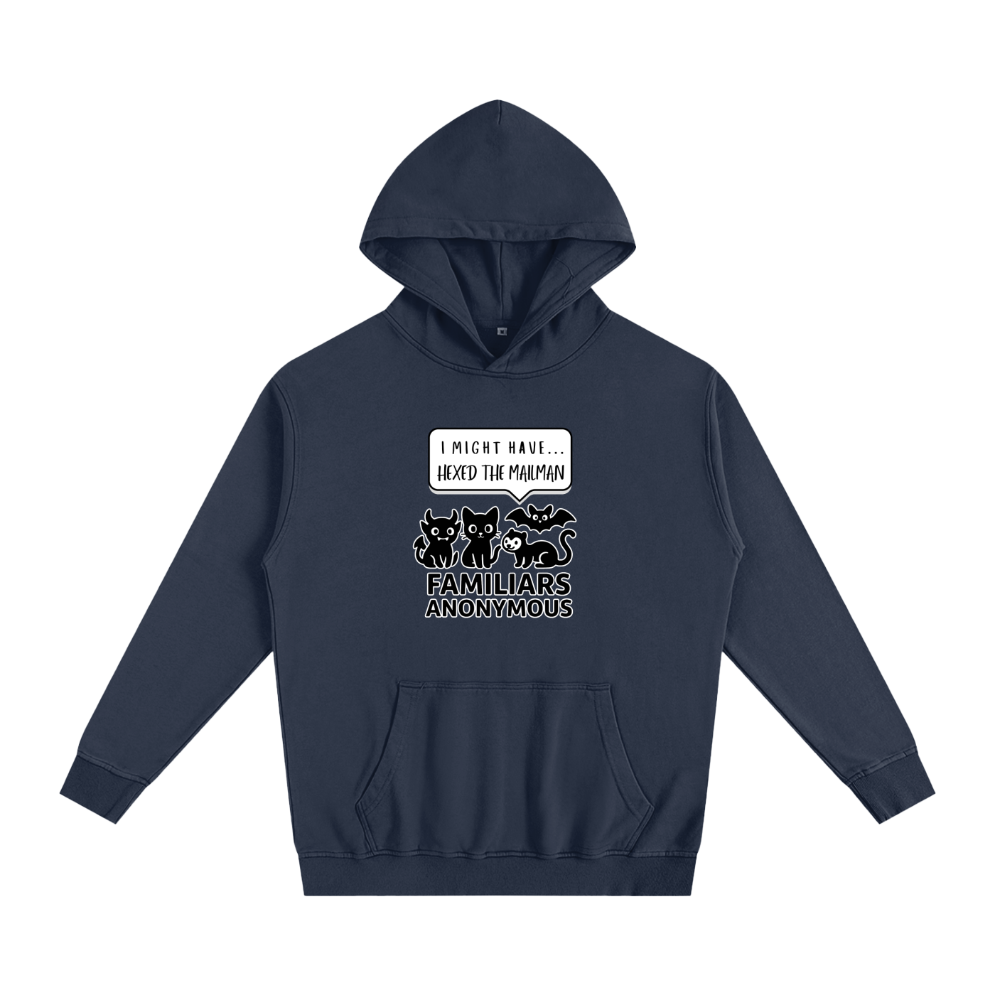 Familiars Anonymous Oversized Hoodie – Heavyweight Cotton