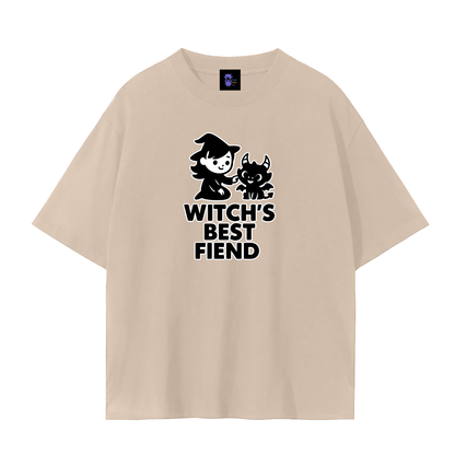 Witch’s Best Fiend – Dark Witch Plain Tee