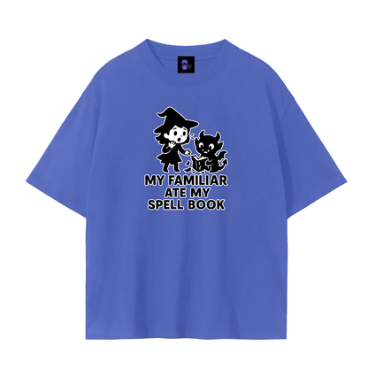 Familiar Ate the Spellbook – Witchy Chaos Plain Tee