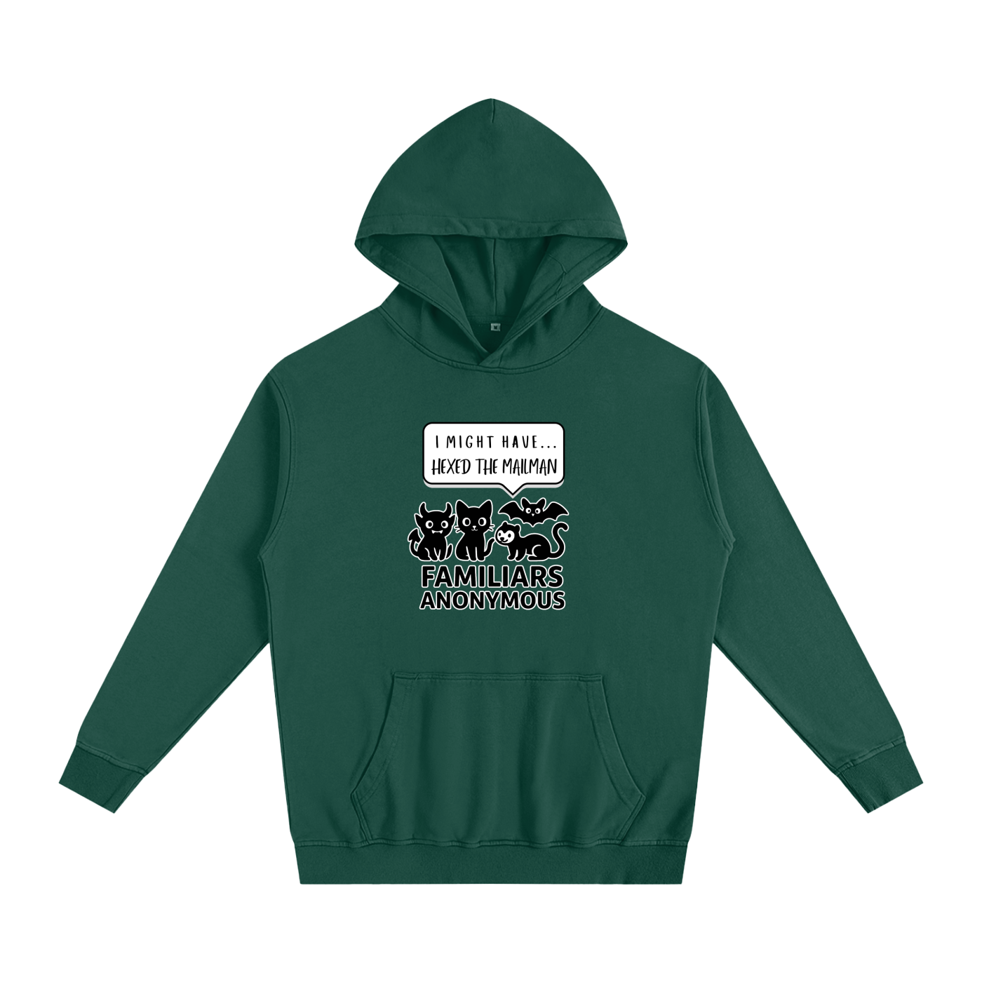 Familiars Anonymous Oversized Hoodie – Heavyweight Cotton