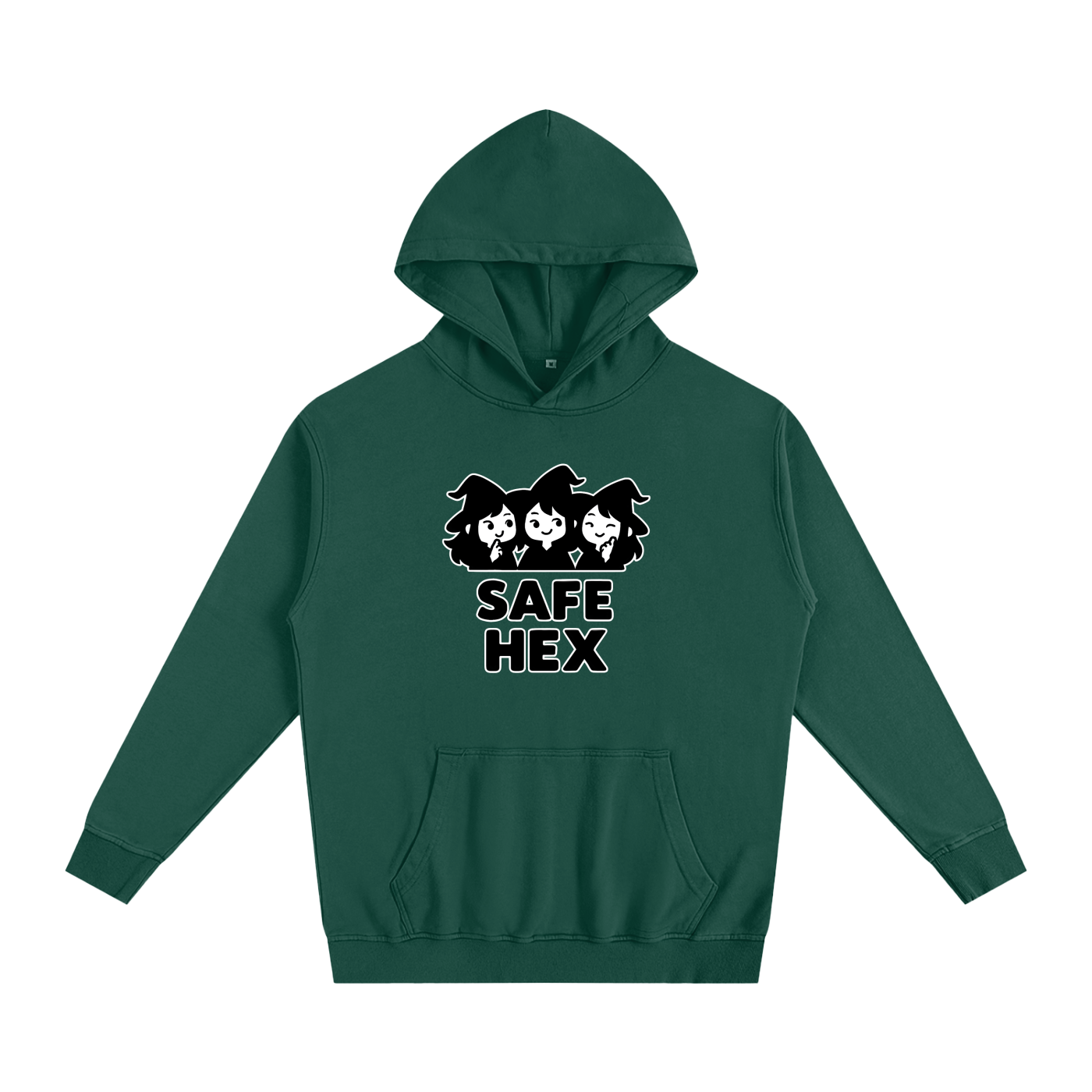 Safe Hex Oversized Hoodie – Heavyweight Cotton