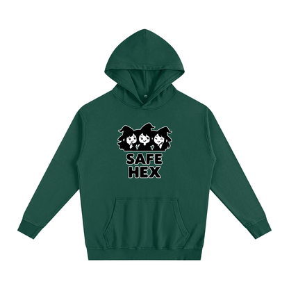 Safe Hex Oversized Hoodie – Heavyweight Cotton