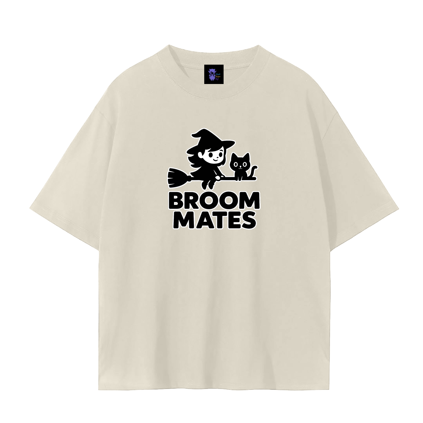 Broom Mates – Witchy Chaos Plain Tee