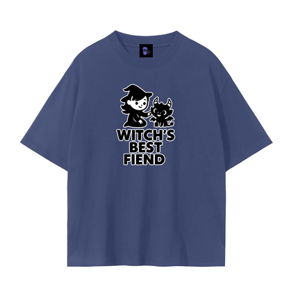 Witch’s Best Fiend – Dark Witch Plain Tee