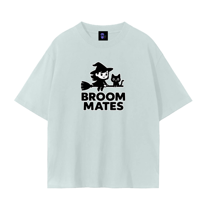 Broom Mates – Witchy Chaos Plain Tee