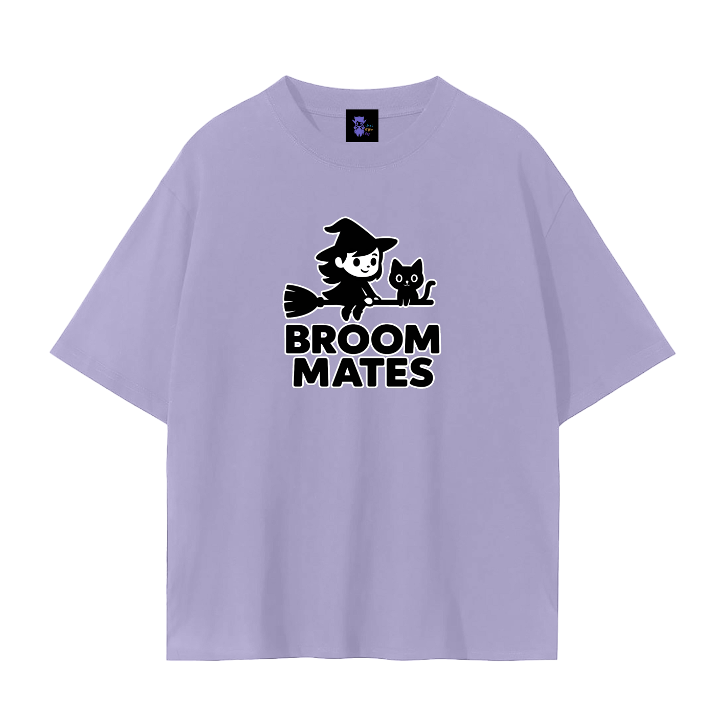 Broom Mates – Witchy Chaos Plain Tee