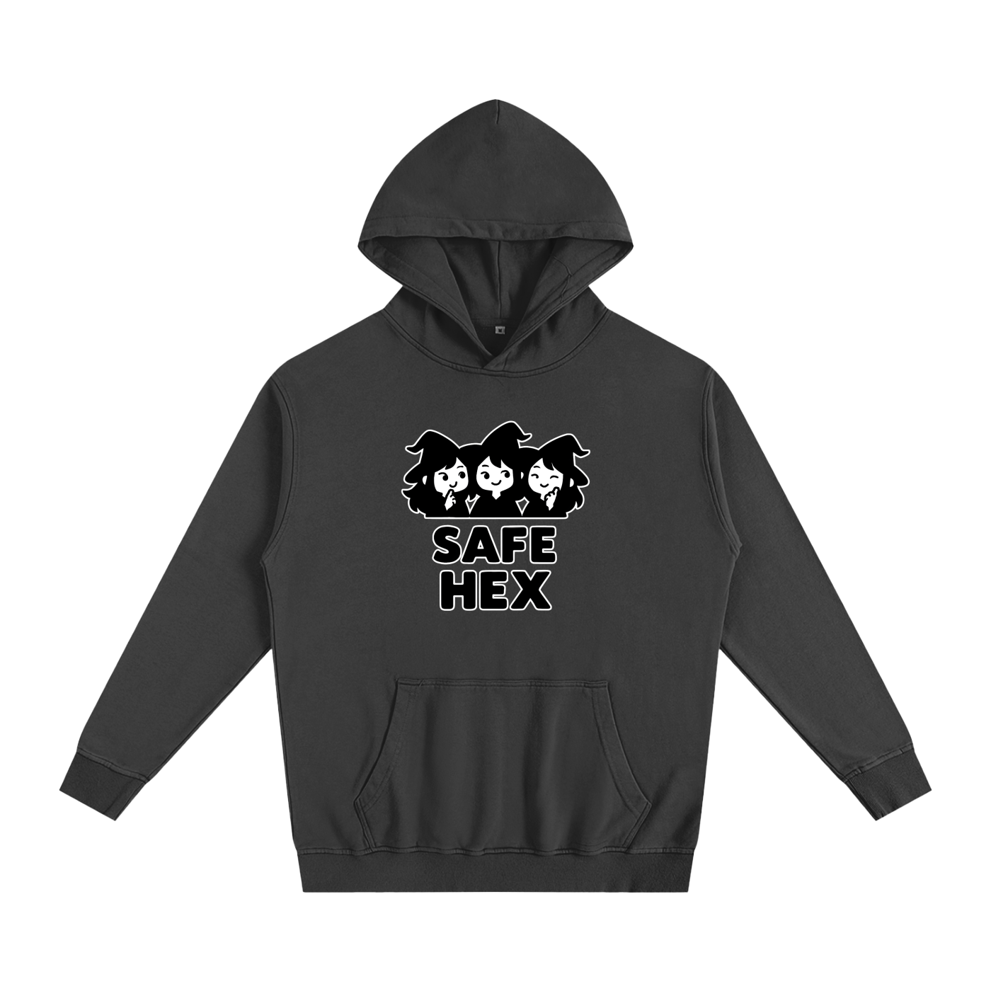 Safe Hex Oversized Hoodie – Heavyweight Cotton