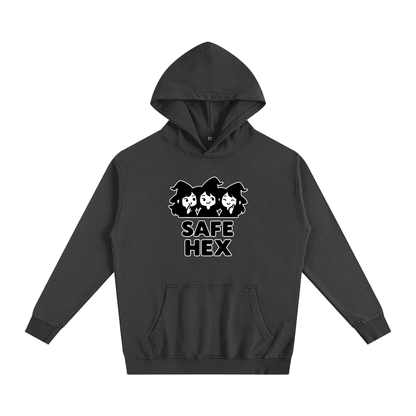 Safe Hex Oversized Hoodie – Heavyweight Cotton
