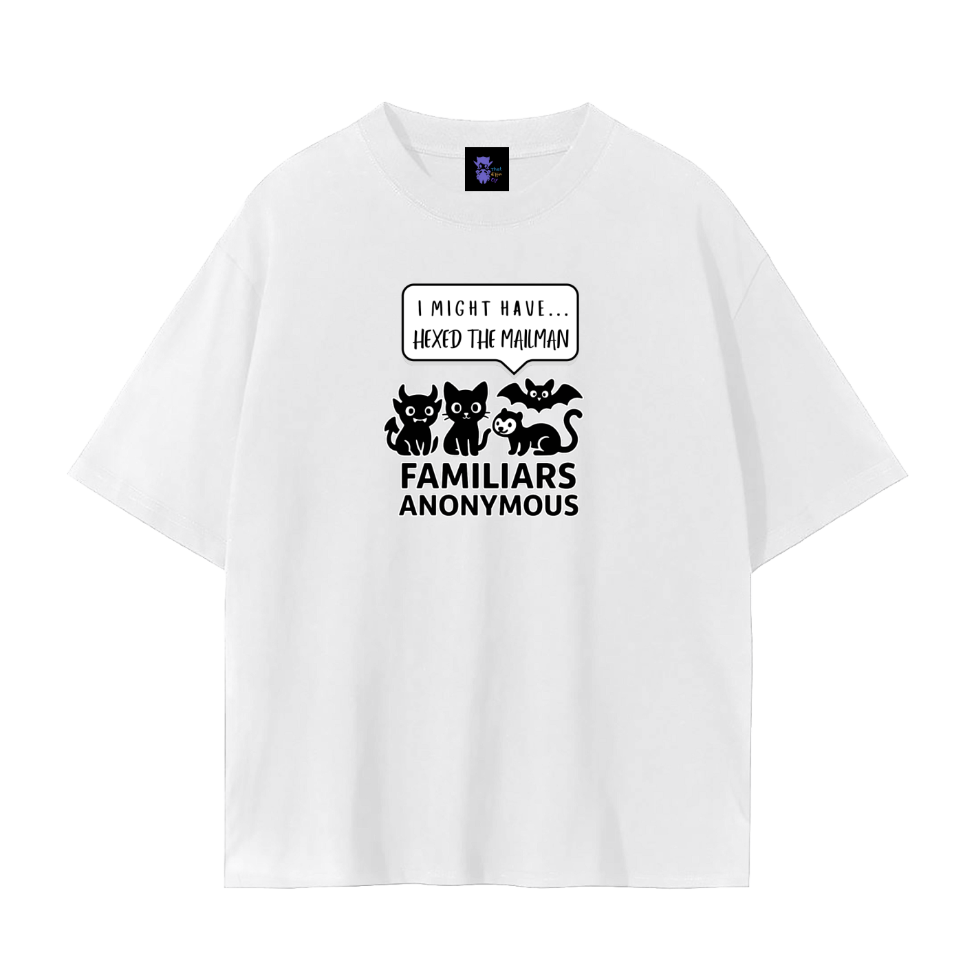Familiars Anonymous – Dark Witchy Plain Tee
