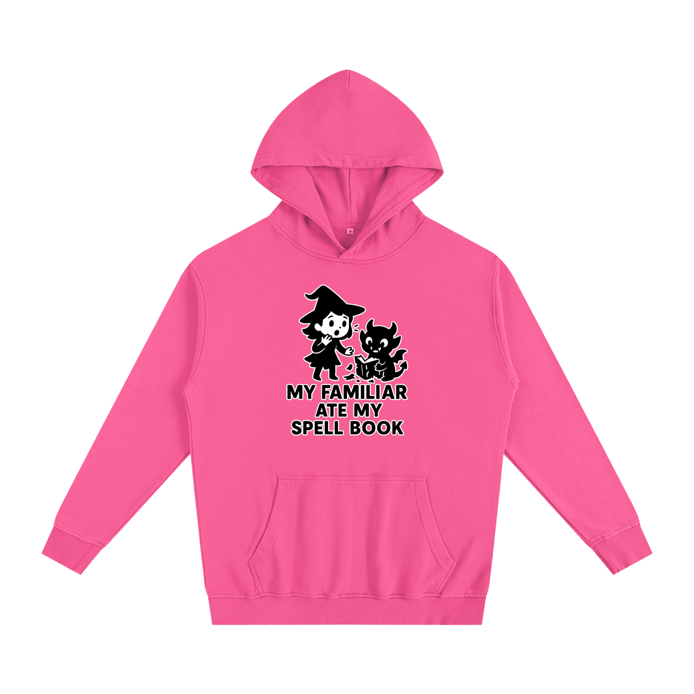 My Familiar Ate My Spellbook Oversized Hoodie – Heavyweight Cotton