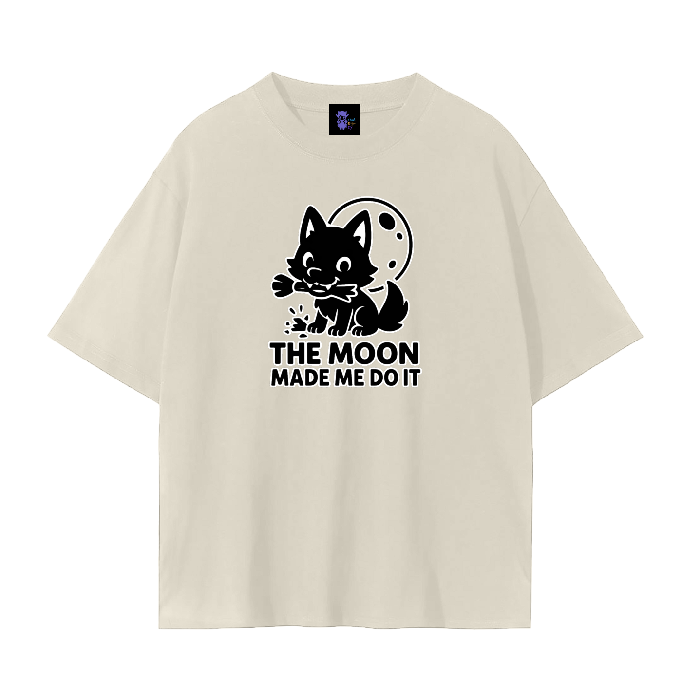 The Moon Made Me Do It (Wolf) – Lunar Witch Plain Tee