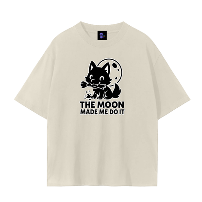 The Moon Made Me Do It (Wolf) – Lunar Witch Plain Tee