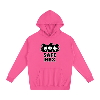 Safe Hex Oversized Hoodie – Heavyweight Cotton