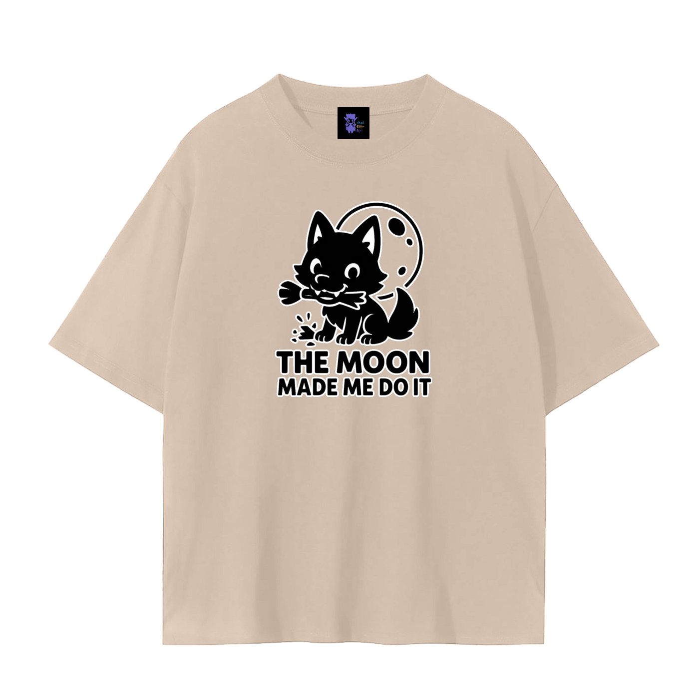 The Moon Made Me Do It (Wolf) – Lunar Witch Plain Tee