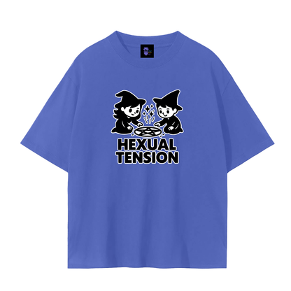 Hexual Tension – Dark Witch Humour Plain Tee