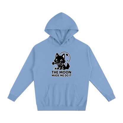 The Moon Made Me Do It (Wolf) Oversized Hoodie – Heavyweight Cotton