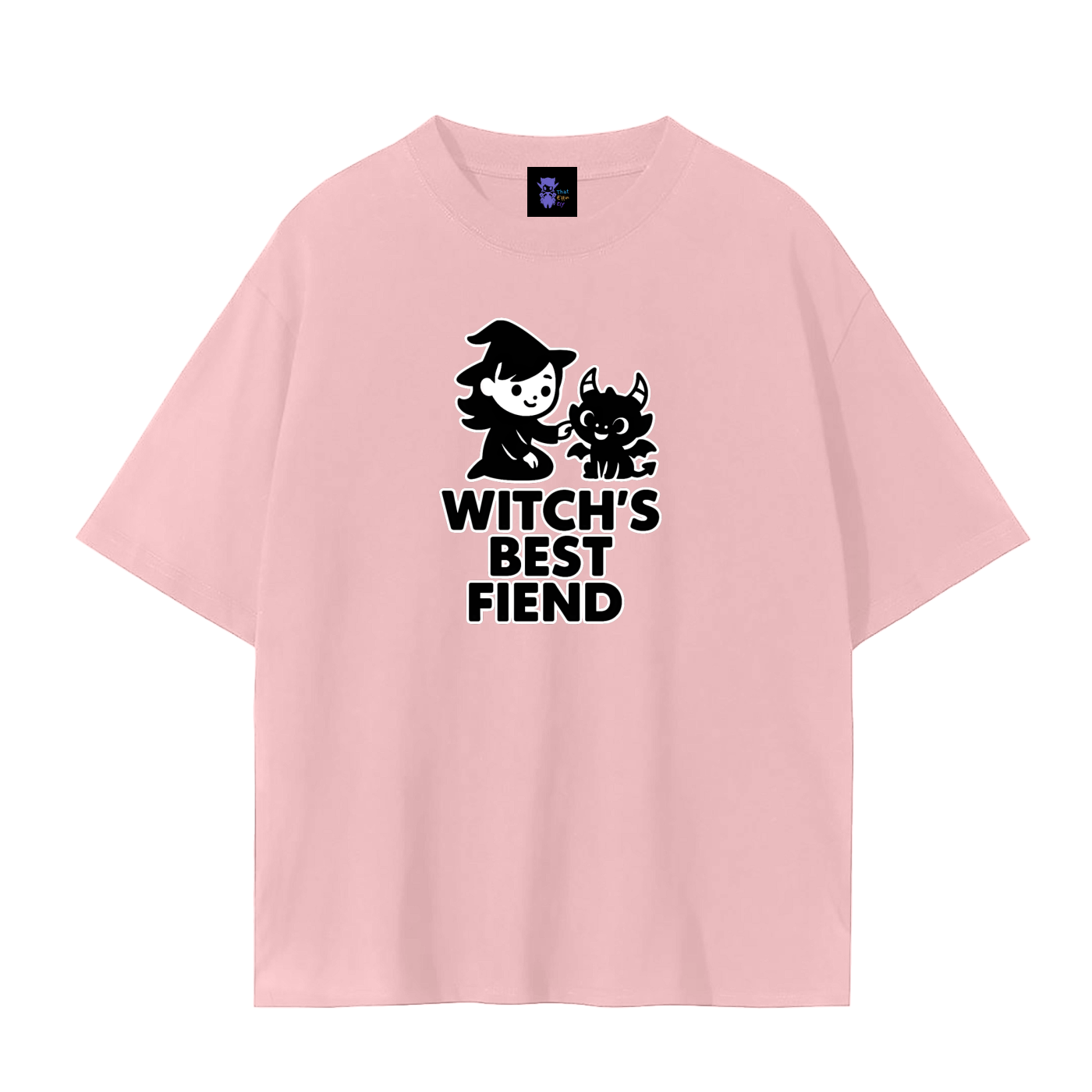 Witch’s Best Fiend – Dark Witch Plain Tee