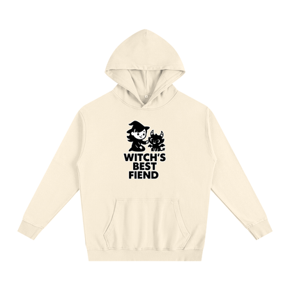 Witch’s Best Fiend Oversized Hoodie – Heavyweight Cotton
