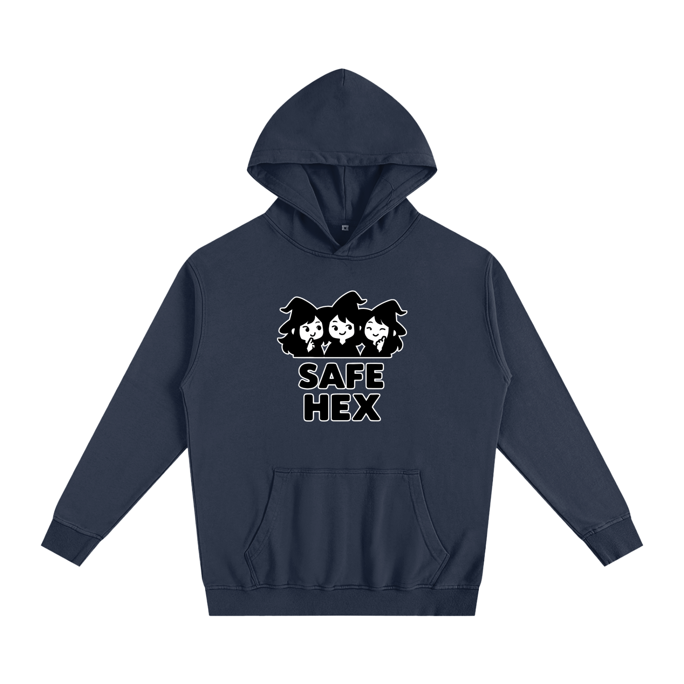 Safe Hex Oversized Hoodie – Heavyweight Cotton