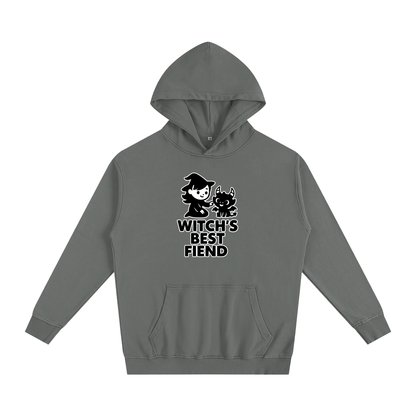 Witch’s Best Fiend Oversized Hoodie – Heavyweight Cotton