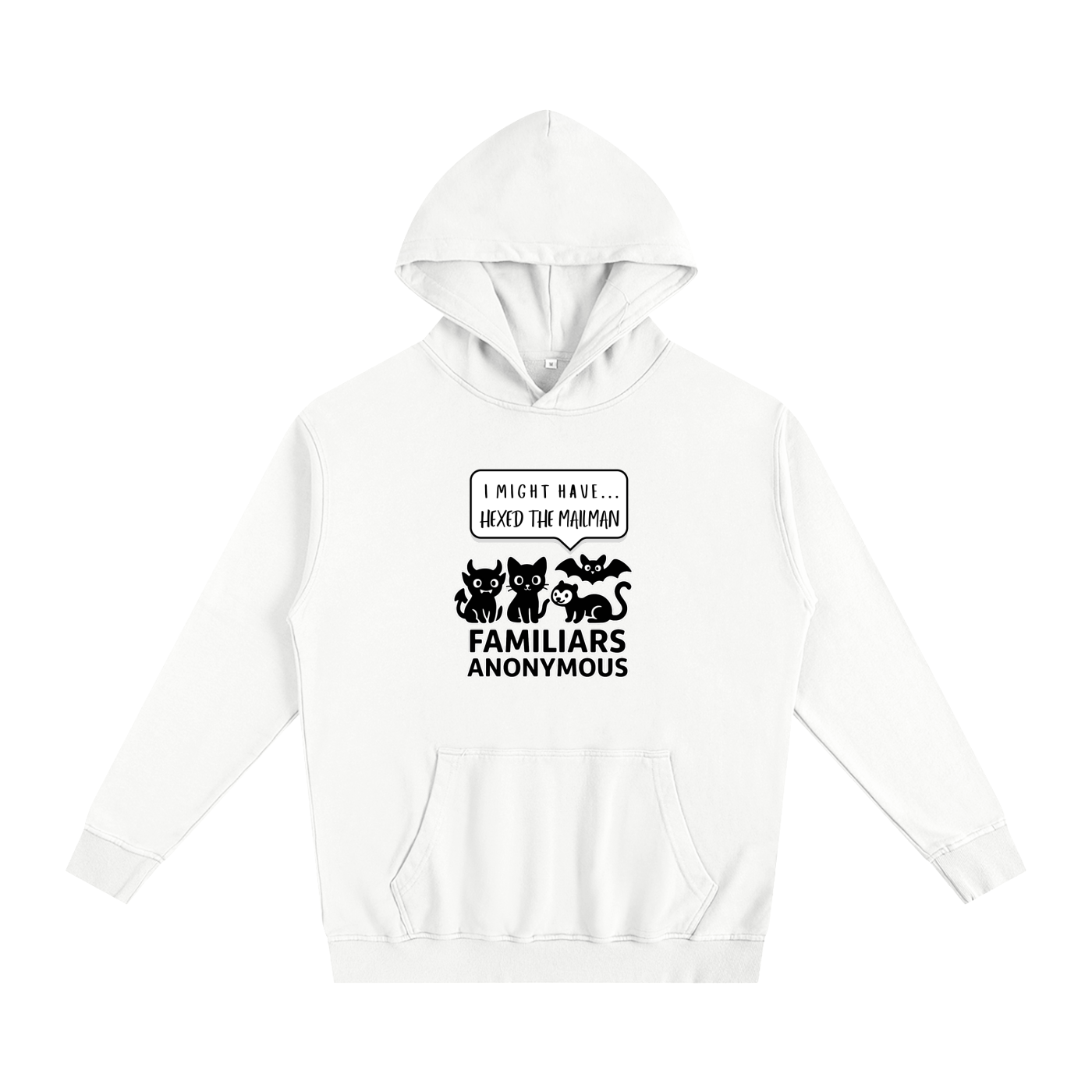 Familiars Anonymous Oversized Hoodie – Heavyweight Cotton